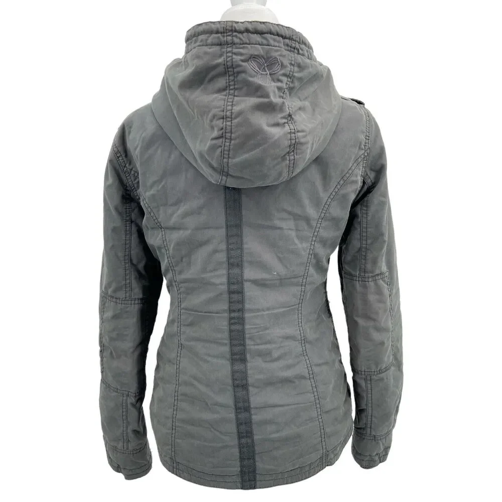 TNA Platoon Women’s Military Style‎ Green Jacket Sz Small